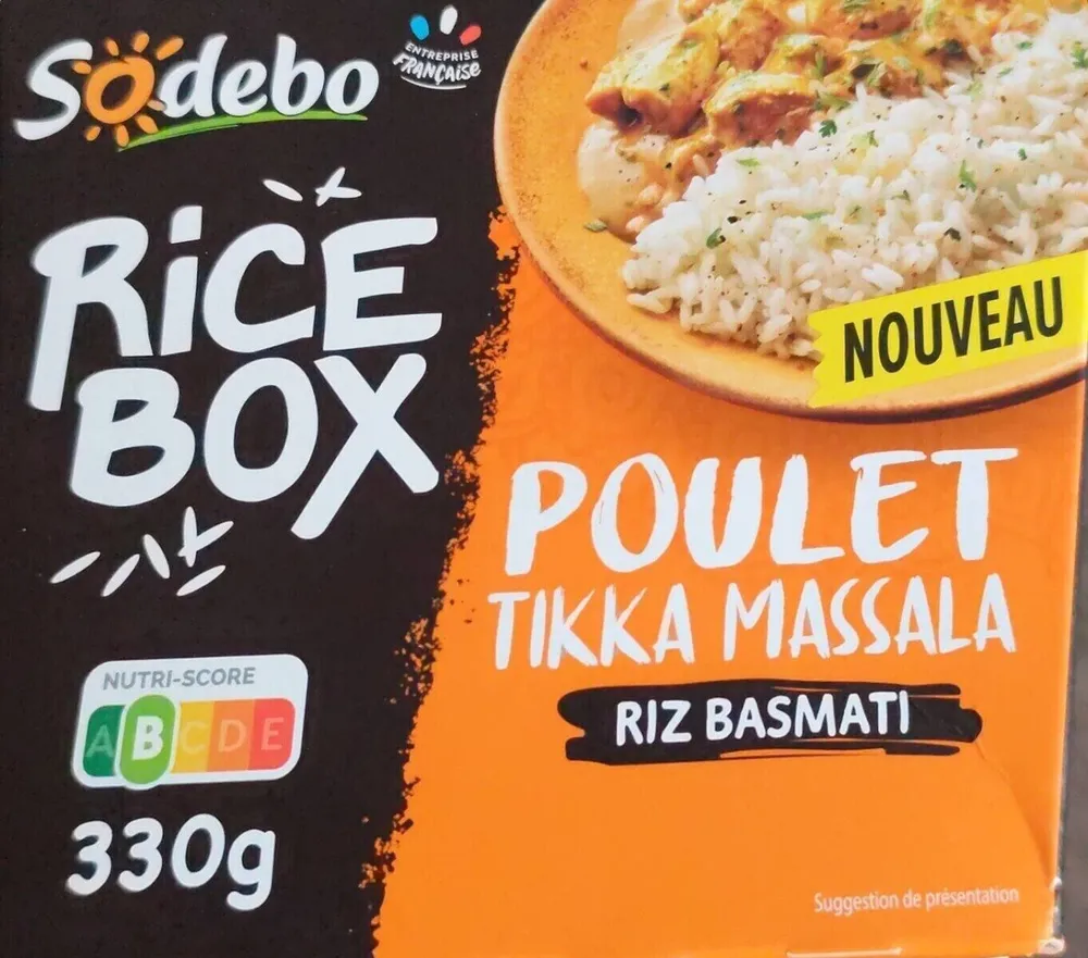 Rice Box Poulet Tikka Massala Riz Basmati