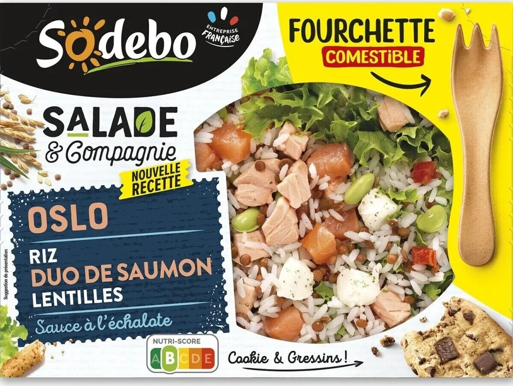 SALAD & Compagnie OSLO Riz Duo de Saumon Lentilles Sauce à l'échalote