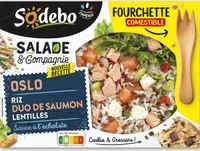 SALAD & Compagnie OSLO Riz Duo de Saumon Lentilles Sauce à l'échalote
