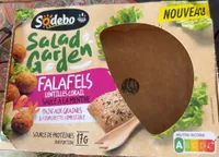 Salade garden falafels lentilles corail sodebo