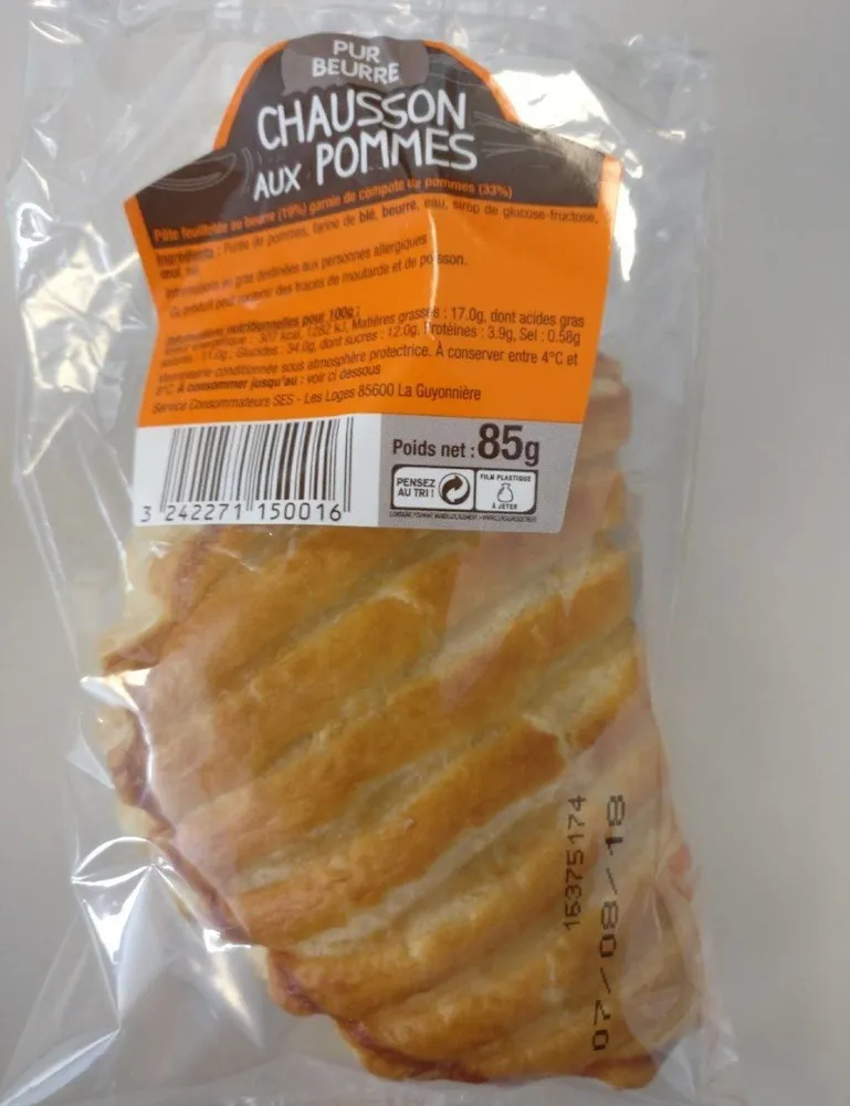 Chausson aux pommes pur beurre