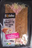 Galette au Blé Noir Jambon Emmental
