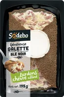 1 Galette Lardons Chèvre affiné