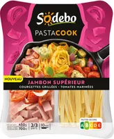 Pastacook - jambon supérieur, courgettes grillées et tomates marinées