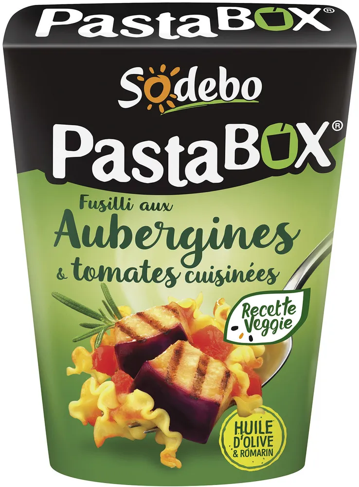 PastaBox - Fusilli aux Aubergines et Tomates cuisinées