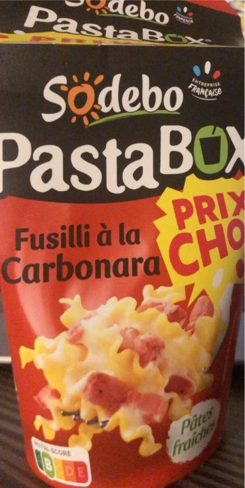 Pastabox Fusilli à la Carbonara