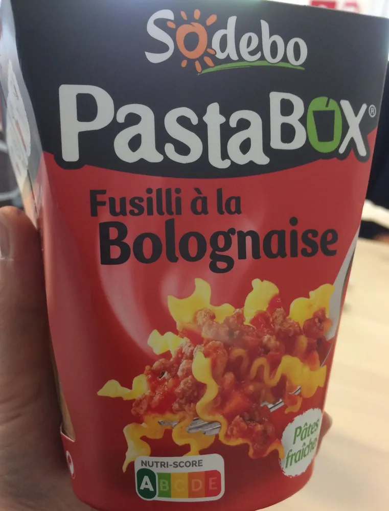 Pasta Box fusilli à la bolognaise