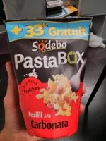PastaBOX (Fusilli à la Carbonara aux pâtes fraîches) + 33 % Gratuit