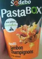 PastaBOX Fusilli Jambon Champignons à la crème