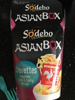 AsianBox Crevettes, Légumes, Coco & Curry Rouge