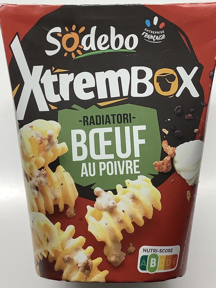 XtremBox - Radiatori  Bœuf Sauce au poivre