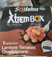 Xtrem box lardons tomates champignons