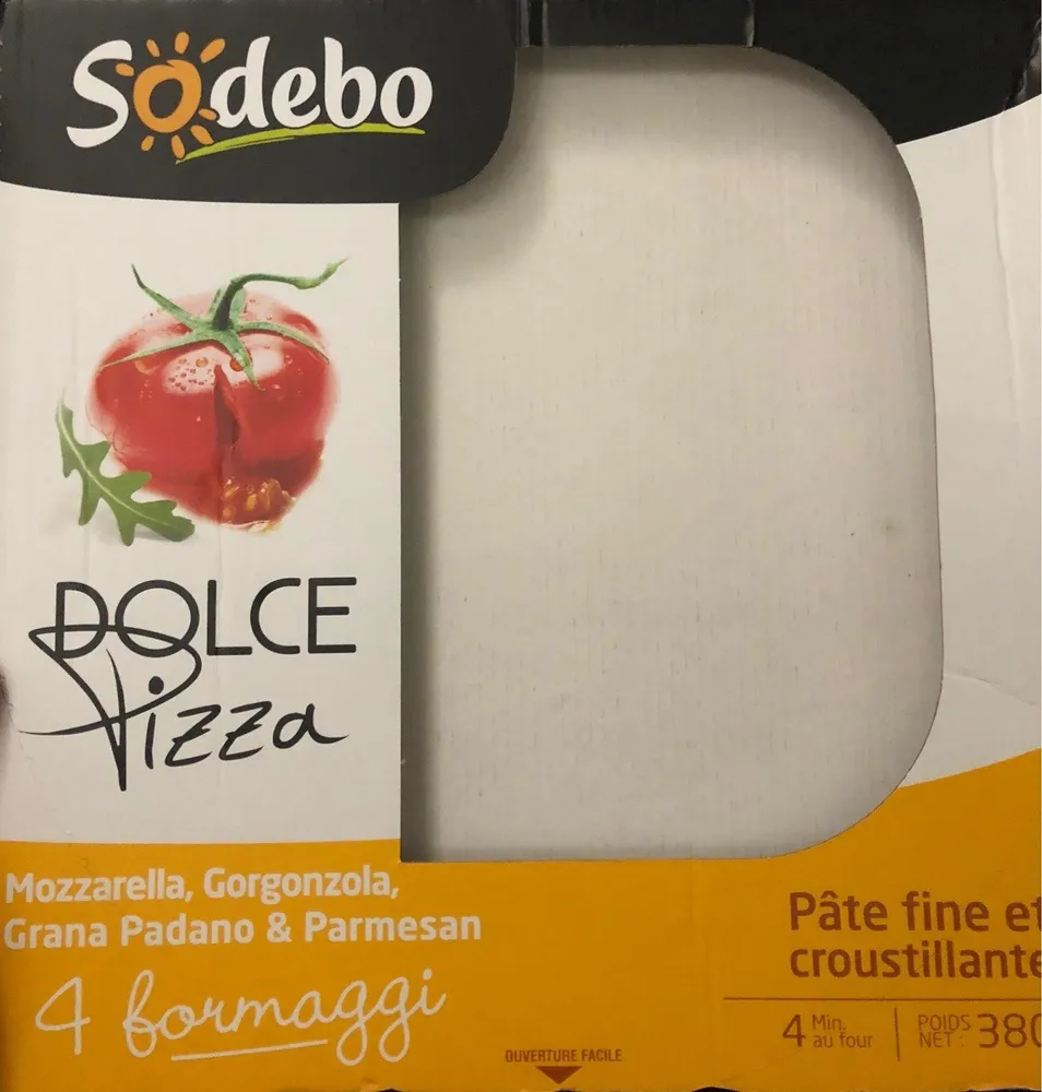 Dolce pizza 4 formaggi