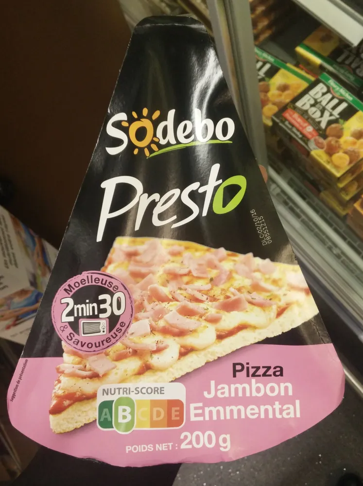 Pizza Jambon Emmental