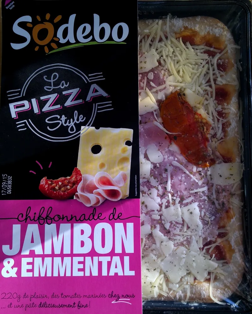 La Pizza Style chiffonnade de Jambon Emmental