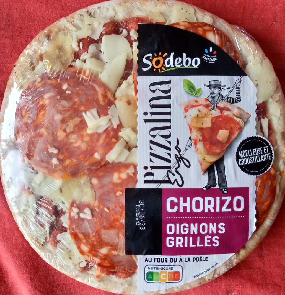 Pizzalina Chorizo Oignons grillés