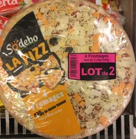 La Pizz 4 fromages - lot de 2