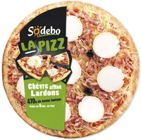 La Pizz - Chèvre affiné Lardons