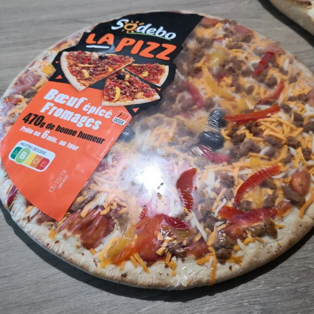 La pizz bœuf épicé fromages