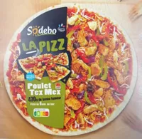 Pizza poulet tex mex