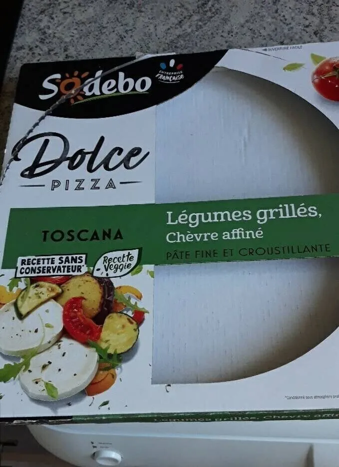 Pizza Toscana Légumes grillés Chèvre affiné