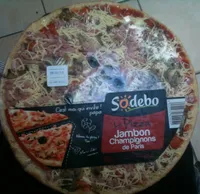 La pizza - Jambon, Champignon de Paris