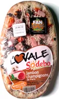 L'ovale Jambon champignons