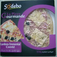 La Pizza Gourmande - Lardons, Emmental, Comté