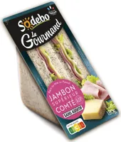 Le gourmand jambon supérieur comté pavot