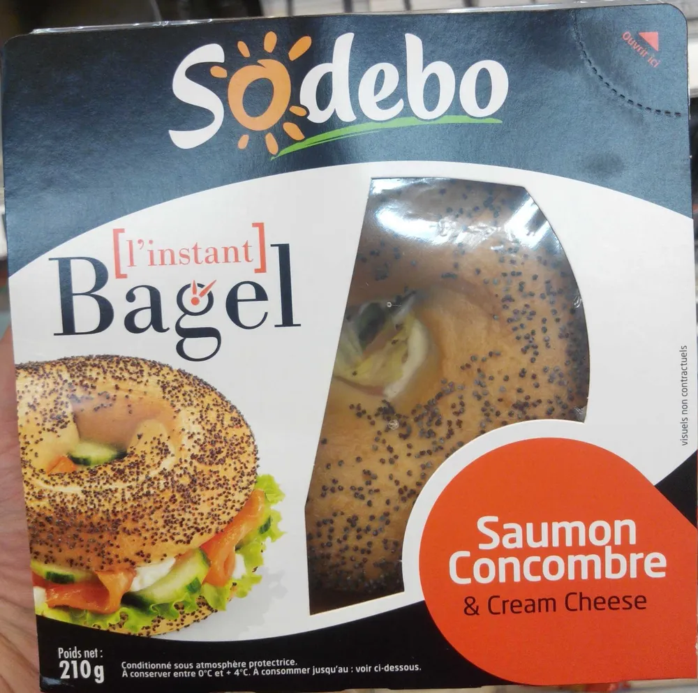 L'instant Bagel Saumon Concombre & Cream Cheese