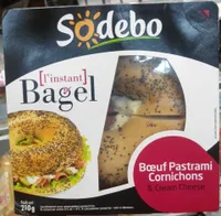 L'Instant Bagel - Bœuf Pastrami Cornichons & Cream Cheese