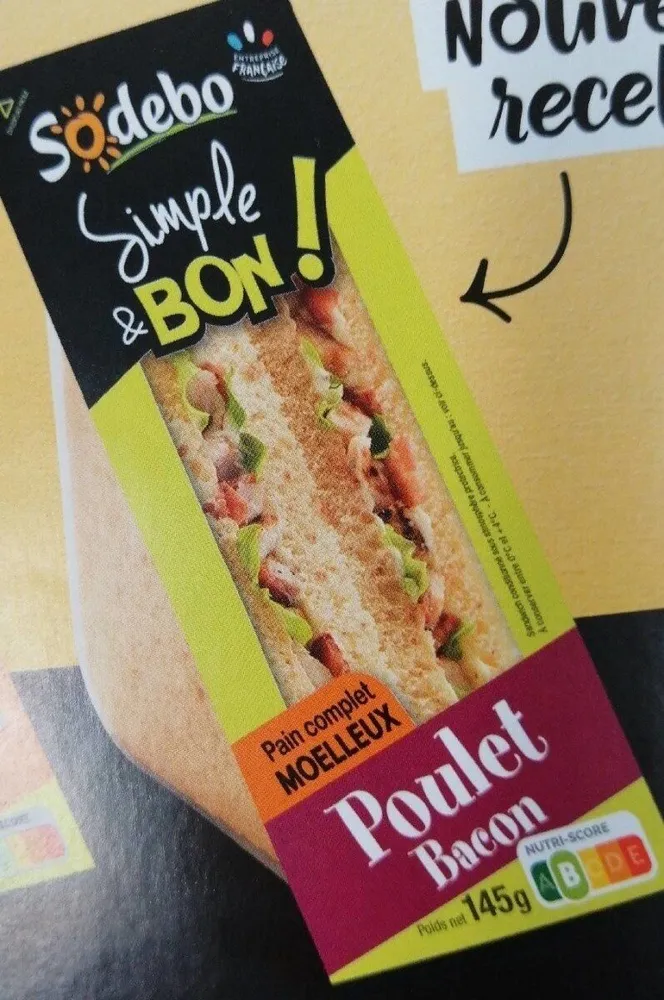 Simple & Bon club Poulet bacon