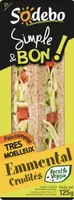 Sandwich Simple & Bon ! Club - Emmental Crudités