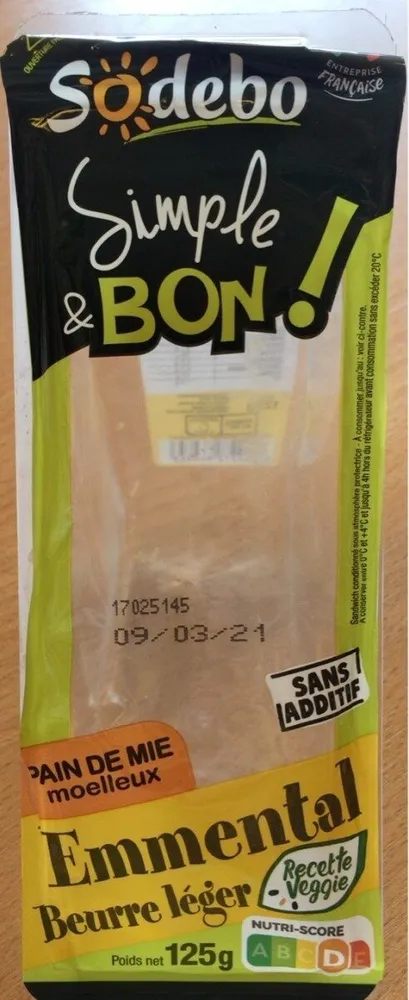 Simple & Bon Emmental beurre léger