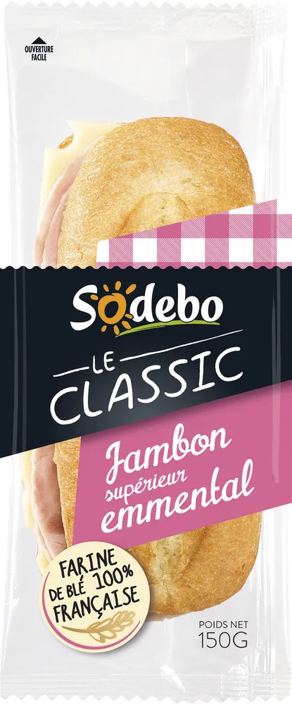 Sandwich Le Classic - Jambon supérieur Emmental