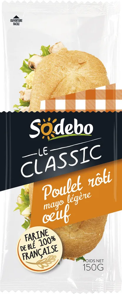 Sandwich Le Classic  - Poulet rôti Mayo légère Oeuf