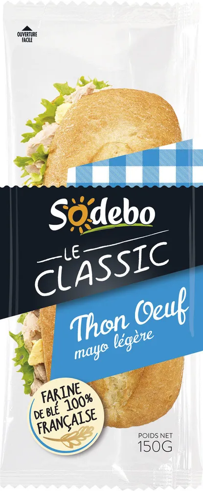 Sandwich Le Classic  - Thon Oeuf Mayo légère