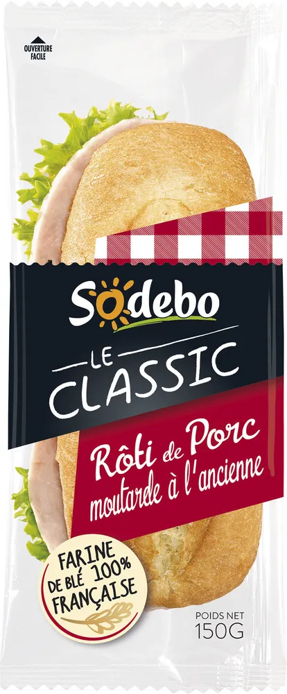 Sandwich Le Classic - Rôti de porc Moutarde à l'ancienne