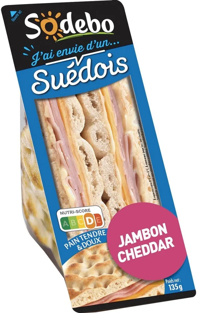 Suédois jambon cheddar