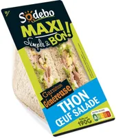 Sandwich Maxi Simple & Bon ! Thon Œuf Salade