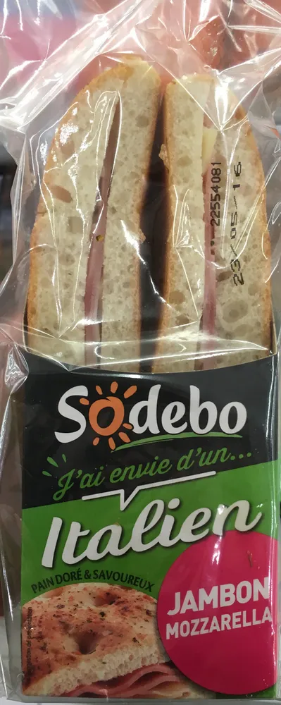 J'ai envie d'un… Italien Jambon Mozzarella