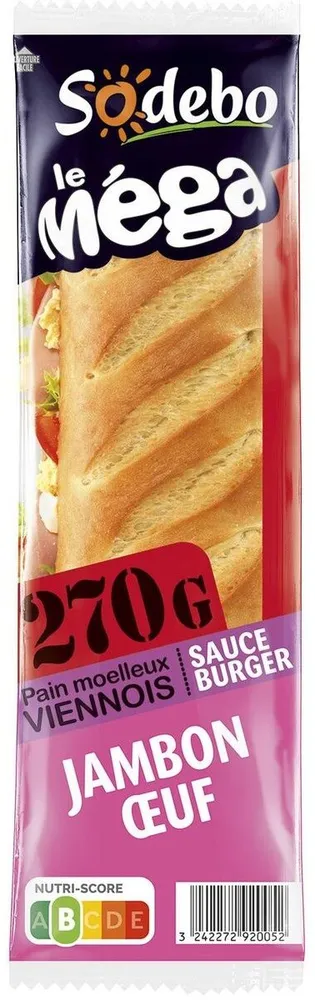 Le mega sauce burger jambon oeuf