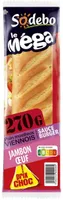 Méga sandwich jambon oeuf