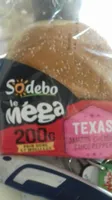 mega Texas jambon cheddar sauce pepper