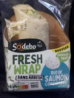 Fresh wrap - duo de saumon/concombre