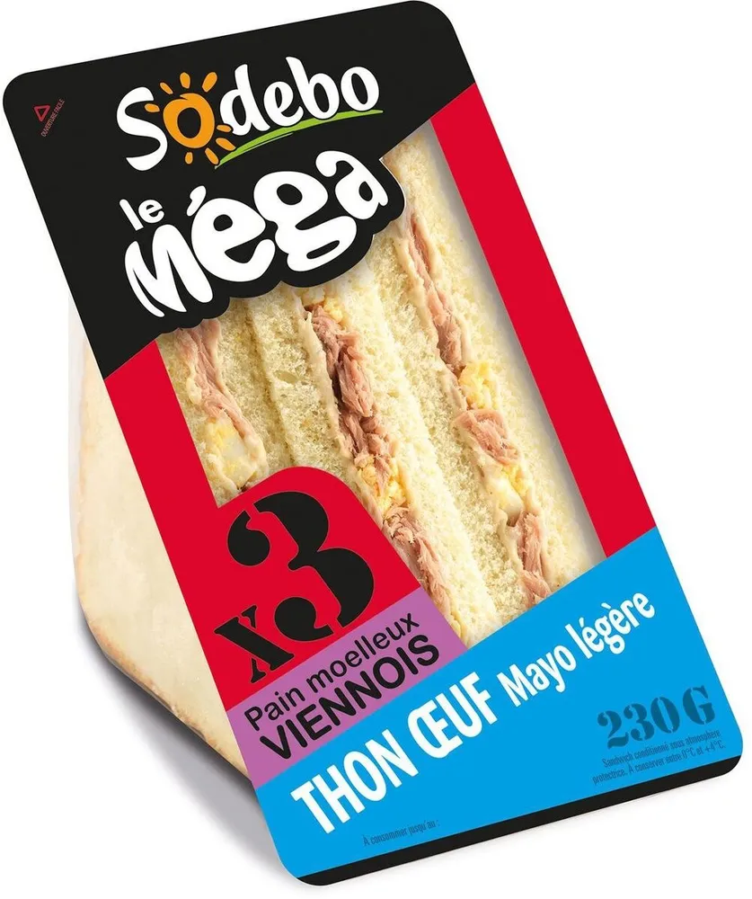 Sandwich Le Méga Thon Oeuf pain viennois