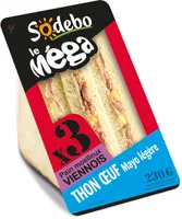 Sandwich Le Méga Thon Oeuf pain viennois