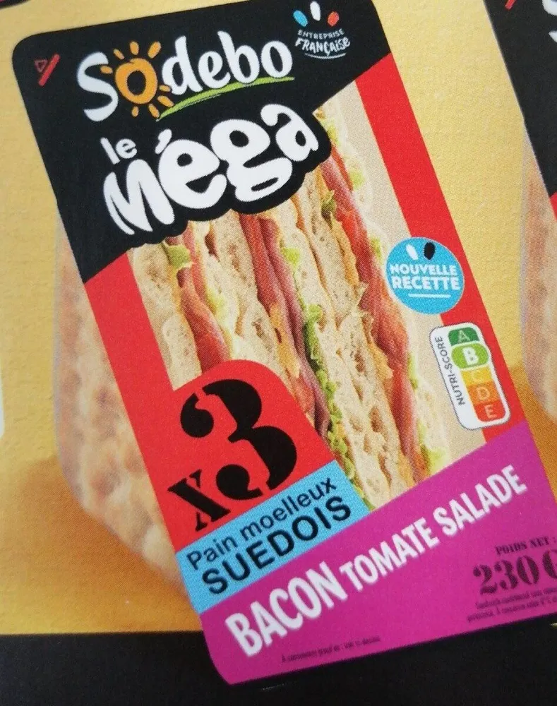 Le méga Bacon Tomate Salade