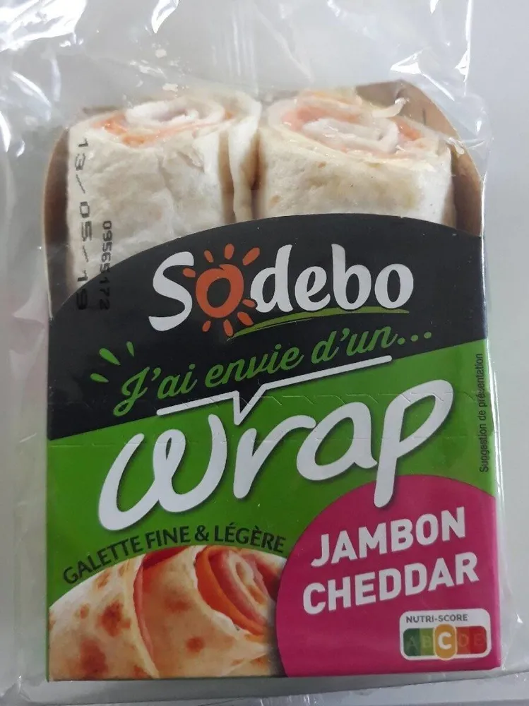 Wrap jambon cheddar