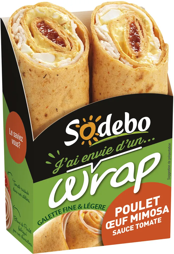 J'ai envie d'un wrap - Poulet Œuf mimosa